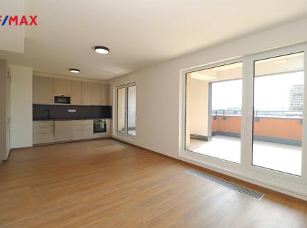 Obývací pokoj + kk | Pronájem bytu, 2+kk, 62 m²