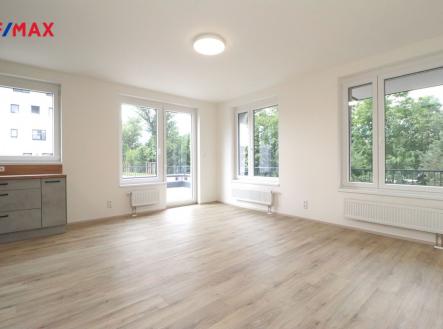 Obývací pokoj + kk | Pronájem bytu, 2+kk, 55 m²