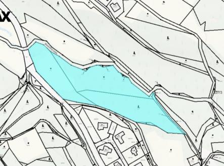 Katastrální mapa | Prodej - pozemek, trvalý travní porost, 14 373 m²