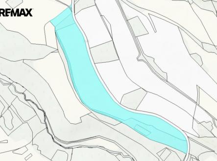 Katastrální mapa | Prodej - pozemek, les, 71 898 m²