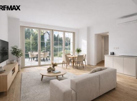 HOMESTAGING - Prodej - bytová jednotka 4+kk – 128,72 m², zahrada 109,02 m², 2 parkovací stání. Praha 10 – Záběhlice u Hamru | Prodej bytu, 4+kk, 238 m²