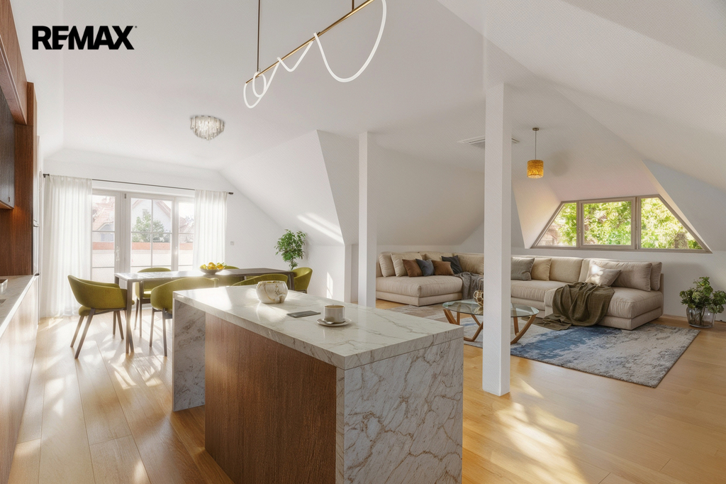 HOMESTAGING - Prodej 4+kk s balkonem a terasou, Praha 10 - Záběhlice u Hamru