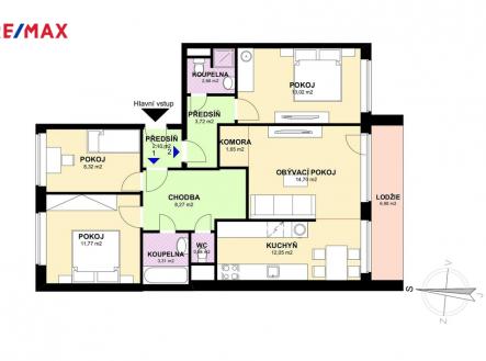 schema-vackova.jpg | Prodej bytu, 4+kk, 85 m²