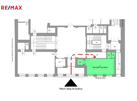 louny-sporitelna-1np-schema.jpg | Pronájem - kanceláře, 31 m²