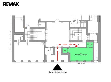 louny-sporitelna-1np-schema.jpg | Pronájem - kanceláře, 31 m²