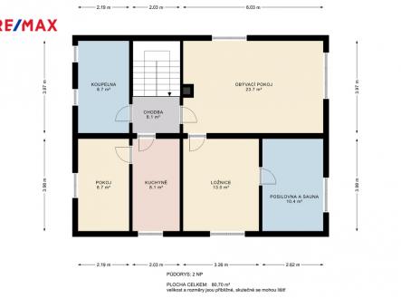Půdorys 2.PP | Prodej - dům/vila, 210 m²