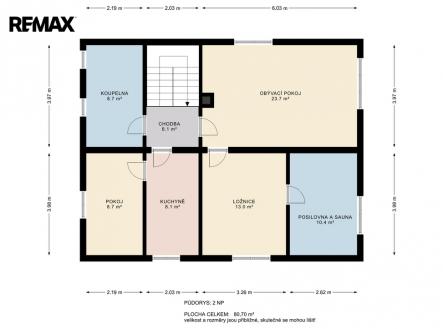 Půdorys 2.PP | Prodej - dům/vila, 210 m²