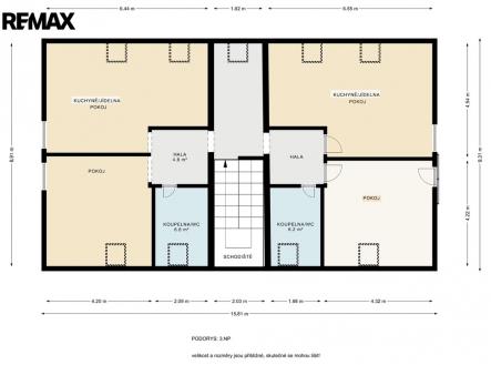 Půdorys | Prodej bytu, 4+kk, 117 m²