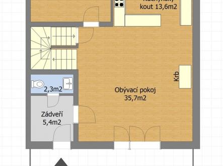 Půdorys 1.NP | Prodej - dům/vila, 271 m²