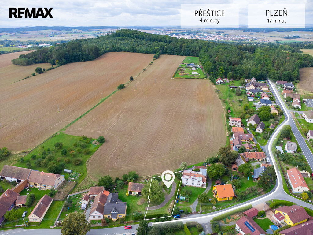  Prodej stavebního pozemku - Kucíny, Příchovice, Přeštice