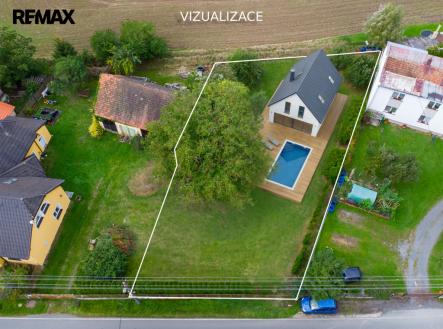 vizu-domu-a-ohrnaiceni-pozemku..png | Prodej - pozemek pro bydlení, 823 m²