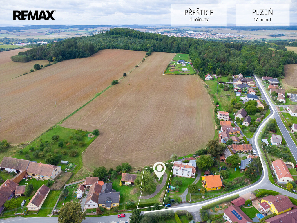  Prodej stavebního pozemku - Kucíny, Příchovice, Přeštice