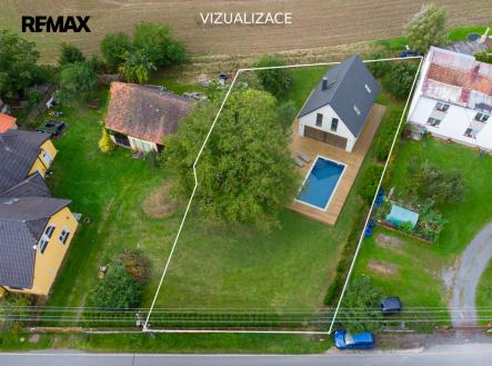 vizu-domu-a-ohrnaiceni-pozemku..png | Prodej - pozemek pro bydlení, 823 m²