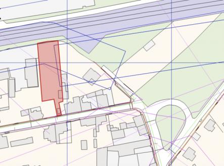 Mapa sítí | Prodej - pozemek pro bydlení, 1 194 m²