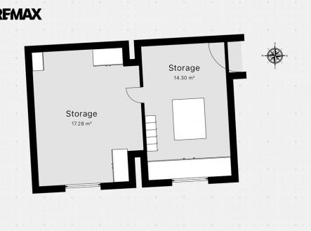 Půdorys 1.PP | Prodej bytu, 3+1, 126 m²