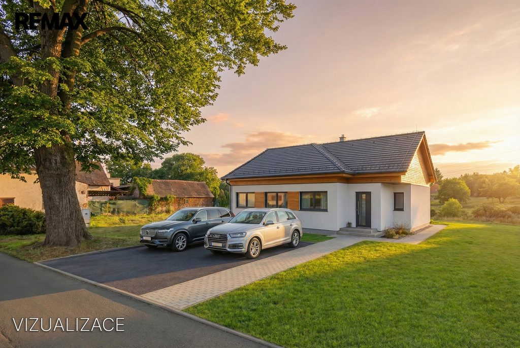 Prodej rodinného domu 4+kk s pozemkem 480 m² - Střelice, Stod, Plzeň jih