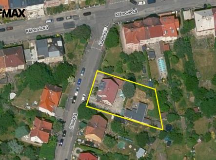 Satelitní pohled a umístěním obou domů | Prodej - dům/vila, 272 m²