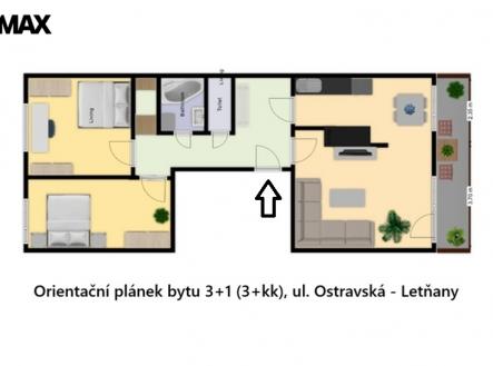 planek-byt-ostravska-1.jpg | Prodej bytu, 3+1, 81 m²