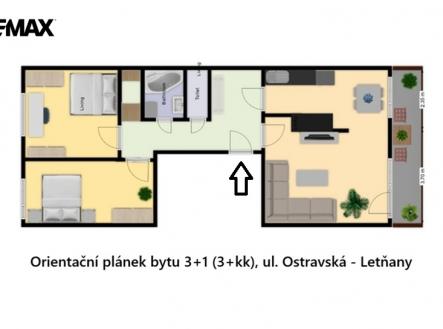 planek-byt-ostravska-1.jpg | Prodej bytu, 3+1, 81 m²