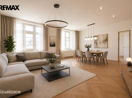 louny-3kk-obyvak-vizu.jpg | Pronájem bytu, 3+1, 229 m²