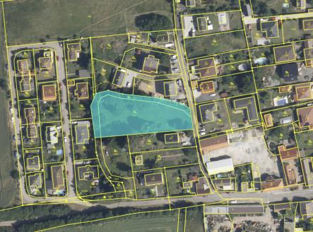 Katastrální fotomapa | Pronájem - pozemek pro bydlení, 2 729 m²