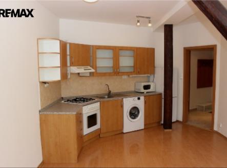 Obývací pokoj s KK | Pronájem bytu, 2+kk, 45 m²