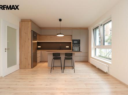 Obývací pokoj + kk | Pronájem bytu, 2+kk, 59 m²