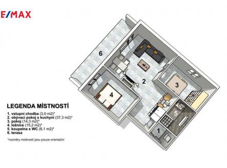 03 | Prodej bytu, 3+kk, 82 m²