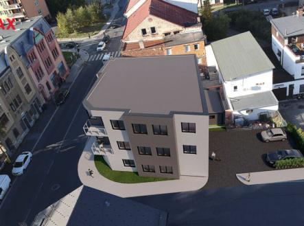 Vizualizace bytový dům Vrkoslavice - Pražská - Jablonec nad Nisou | Prodej bytu, 2+kk, 54 m²