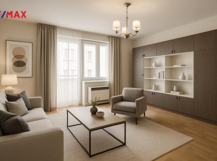 vizualizace | Prodej bytu, 2+1, 59 m²