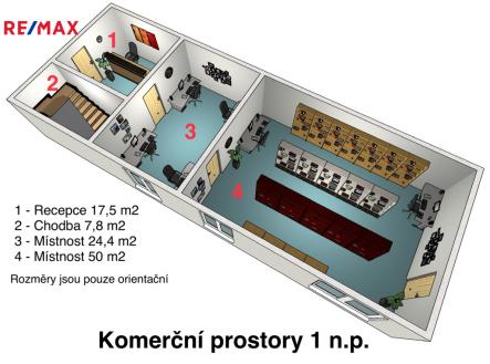 Pronájem - skladovací prostor, 120 m² obrázek