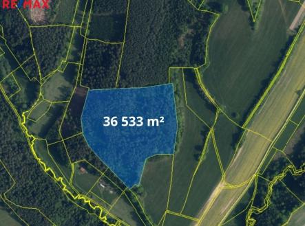 les.jpg | Prodej - pozemek, les, 36 533 m²