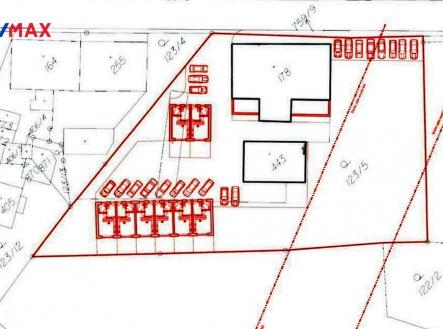 Studie zastavitelnosti 8 bytových jednotek 4KK | Prodej - dům/vila, 550 m²