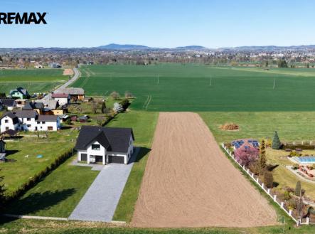 vizualizace rodinného domu na pozemku | Prodej - pozemek pro bydlení, 3 715 m²