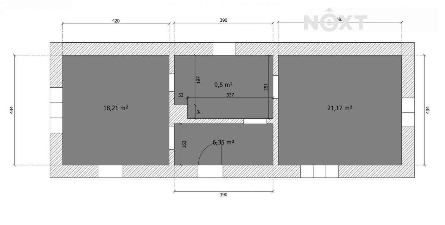 Prodej Rodinný dům, 70㎡|Středočeský kraj, Kolín, Plaňany, Hradenín, 12, 28002