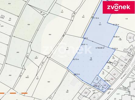 Obrázek k zakázce č.: 715062 | Prodej - pozemek pro bydlení, 6 879 m²