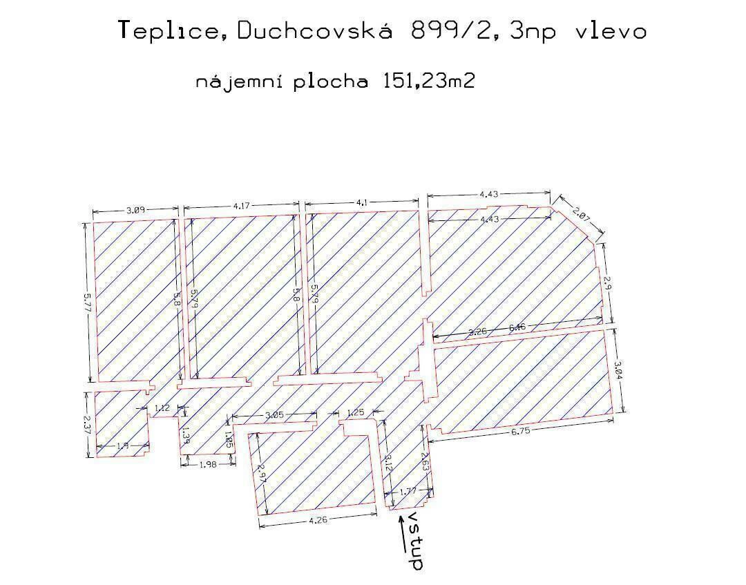 Kancelářské prostory Teplice, Duchcovská 899/2