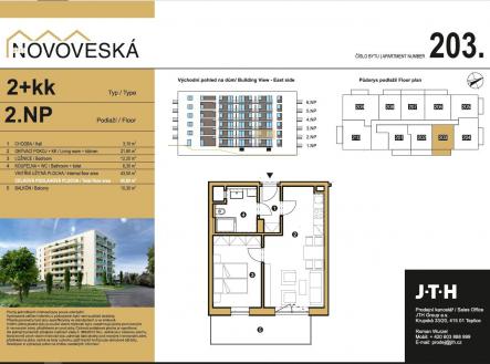 Prodej bytu, 2+kk, 56 m²