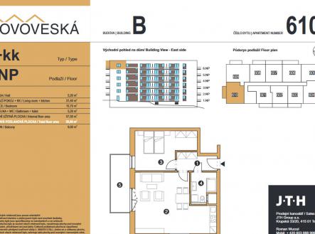 Prodej bytu, 2+kk, 68 m²