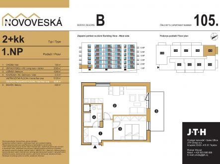 Prodej bytu, 2+kk, 63 m²