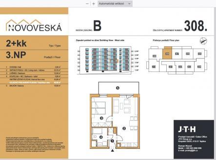 Prodej bytu, 2+kk, 56 m²