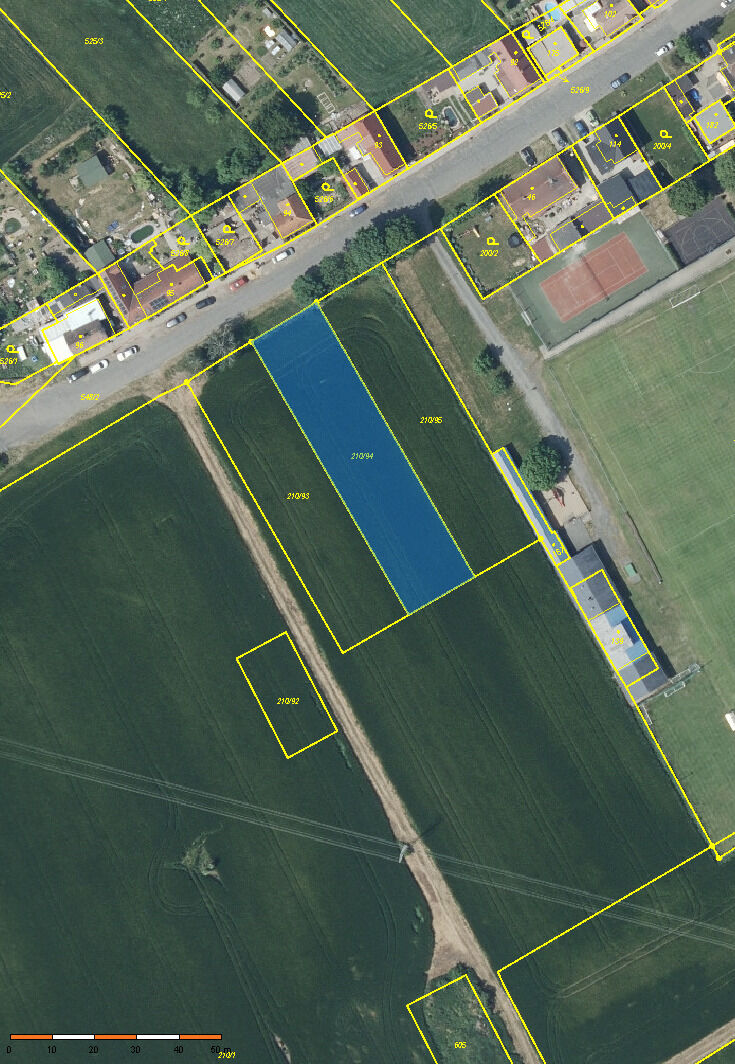 Prodej stavební parcely Lukavec - 1 345 m²