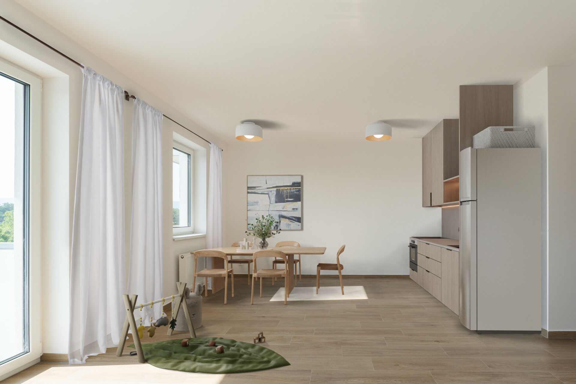 Byt 3+kk o velikosti 82 m²