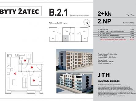 Prodej bytu, 2+kk, 39 m²