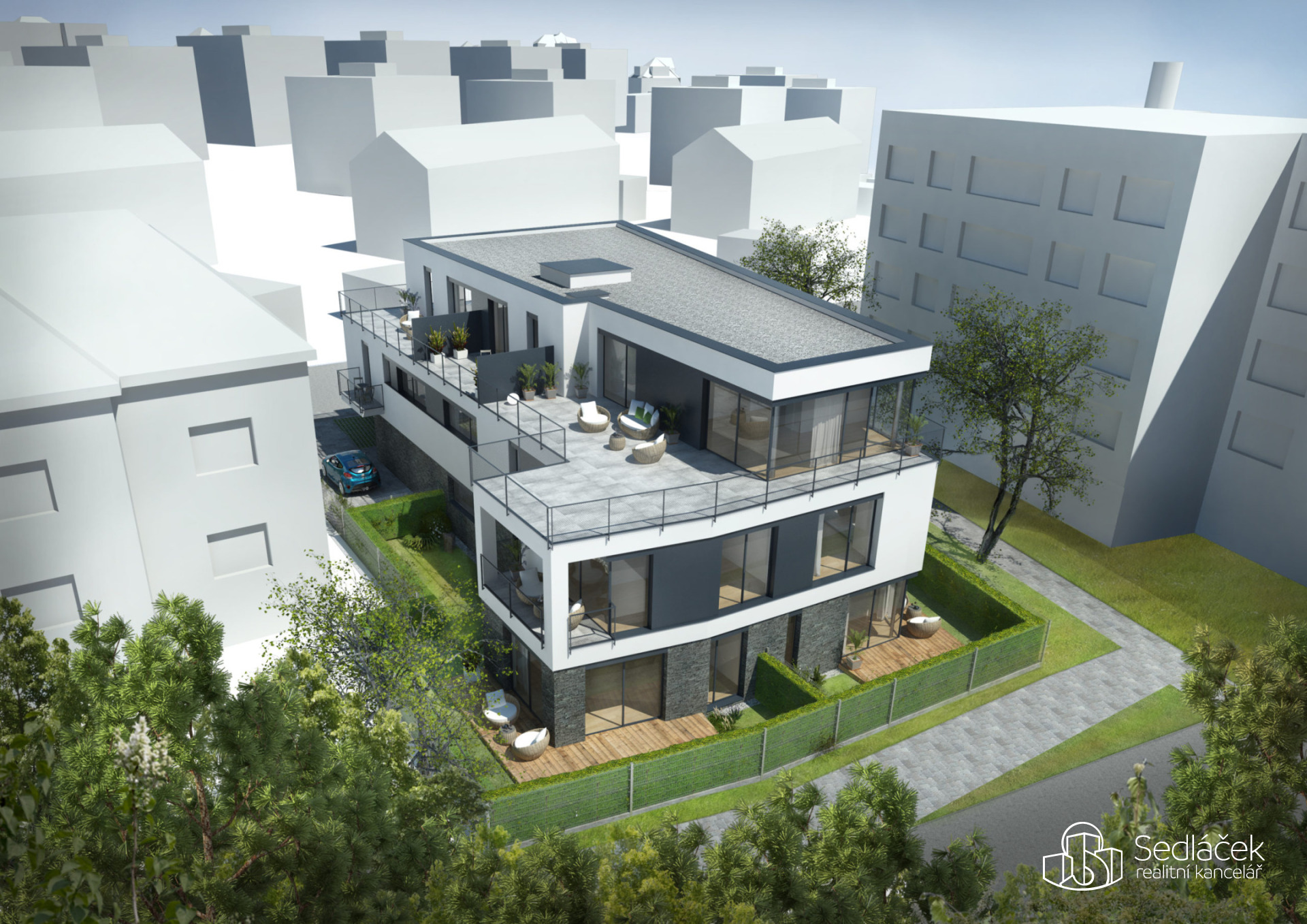 Prodej bytu 2+kk – Rezidence Cikorka, Praha – Modřany