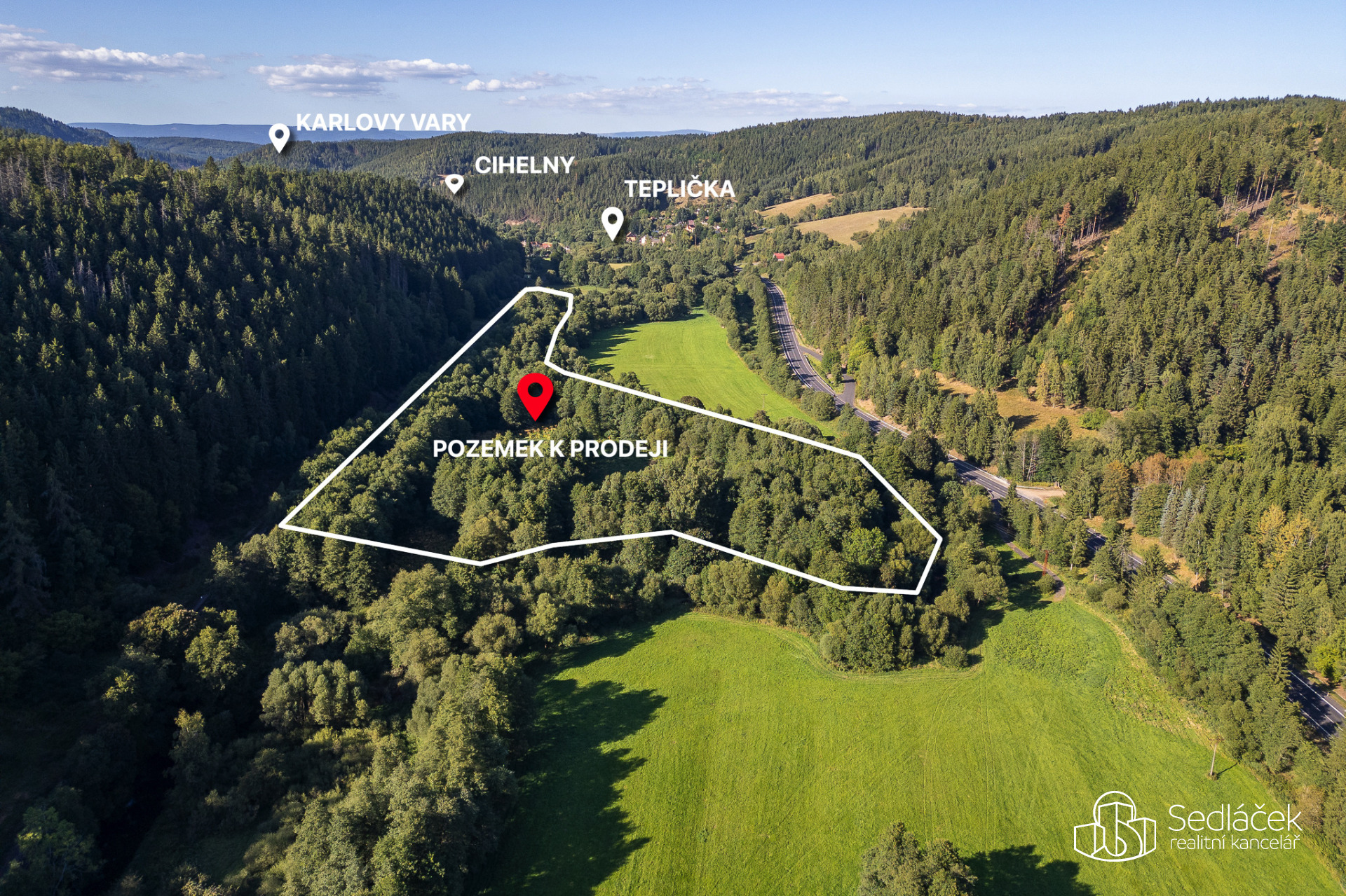 Prodej zemědělského pozemku 40 299 m² – Teplička