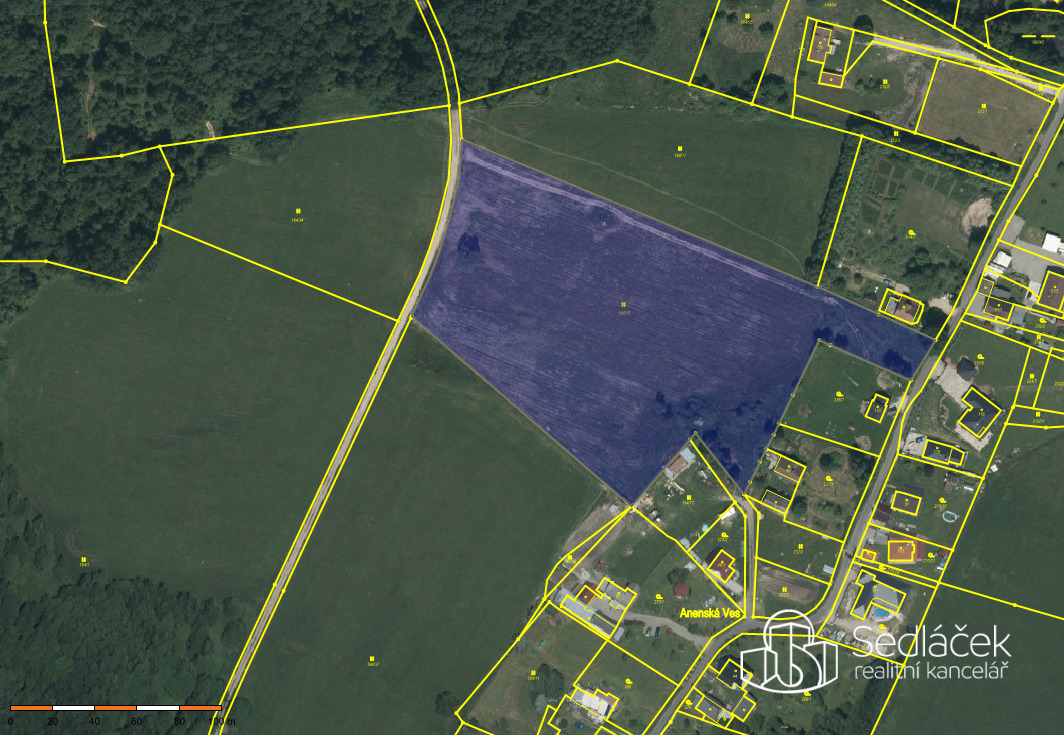 Prodej pozemku 20 262 m² – Anenská Ves u Krajkové