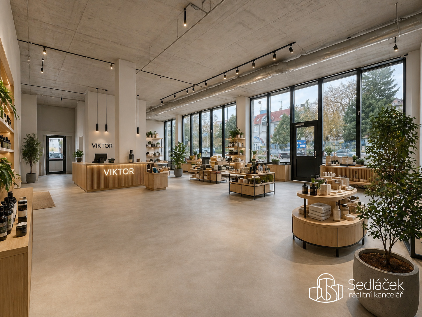 Reprezentativní komerční prostor 350 m² v Sokolově