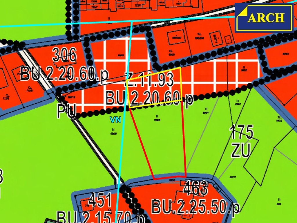 2-2 územní plán 2.parcela
