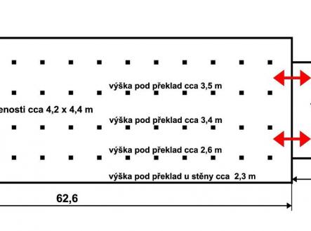 Pronájem - komerční objekt, sklad, 1 596 m²